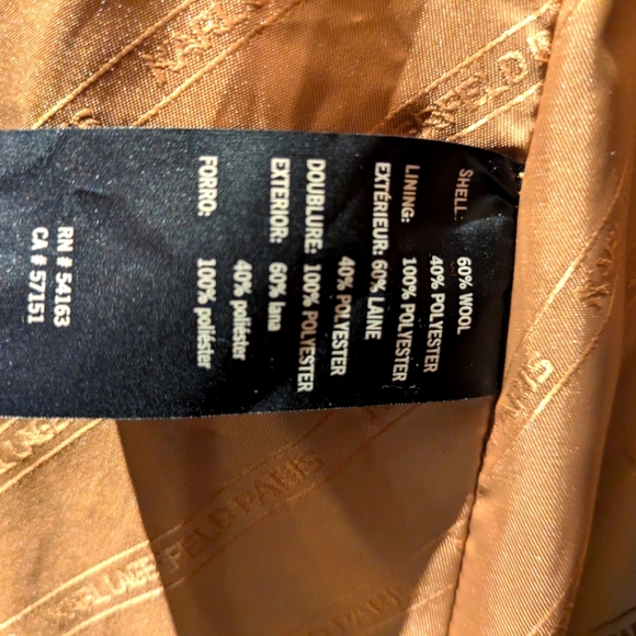 Women's Karl Lagerfeld wool blend coat - Picture 10 of 12